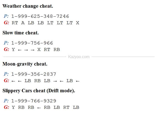 All the latest GTA 5 cheat codes for XBOX ONE - 650 x 469 jpeg 17kB