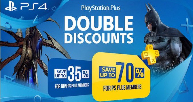 Doubles Réductions PS Plus sont de retour sur PlayStation Store