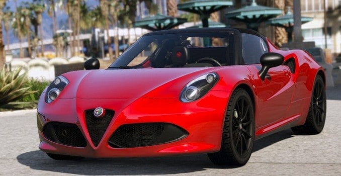 Alfa Romeo 4C Spider 2015 GTA V Mods - GTA 5 PC