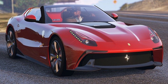telecharger Ferrari F12 TRS Roadster GTA V Mods pour GTA 5 PC