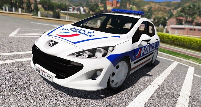 Peugeot 308 Police Nationale GTA V Mods Telecharger