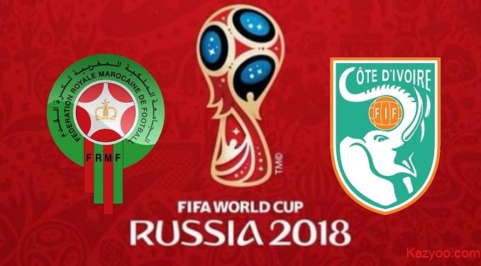 Mondial 2018 : Regarder le match Cote d'Ivoire - Maroc en direct LIVE - kazyoo.com