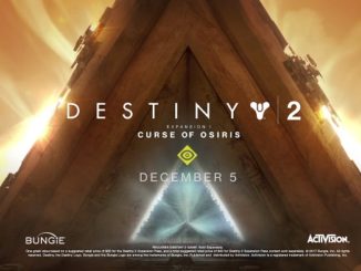 Destiny 2 Curse Of Osiris - Malédiction d'Osiris 5 decembre