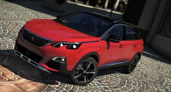 Peugeot 5008 2018 Grand Theft Auto V Mods
