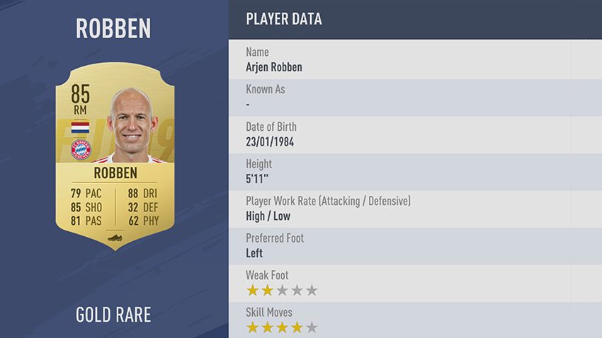 87 - 100 meilleurs joueurs FIFA 19 Arjen Robben Bayern ... - 850 x 478 jpeg 32kB
