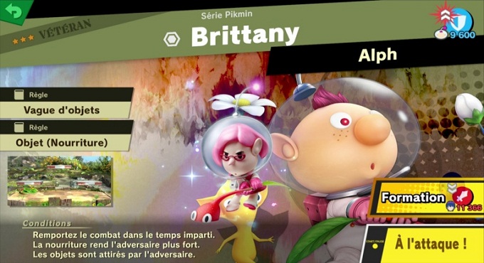 Britanny - Guide combats Super Smash Bros Ultimate World of Light 3 et 4 étoile