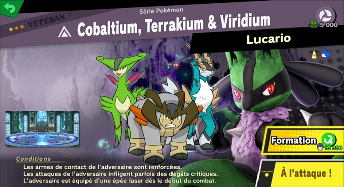 Cobaltium, Terrakium & Viridium - Super Smash Bros Ultimate World of Light 3 et 4 étoile