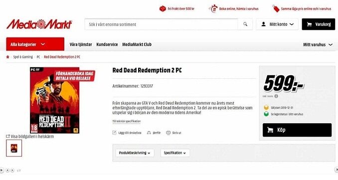 red dead redemption 2 version PC - rdr2 PC