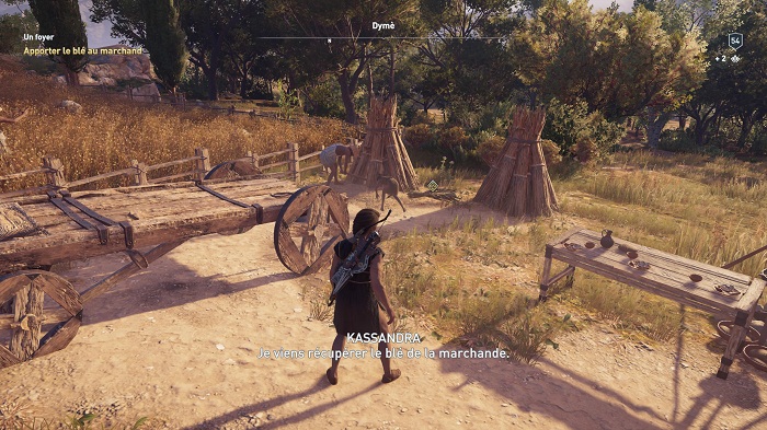 Assassins Creed Odyssey Legs de la première Lame un foyer apporter le bé au marchand