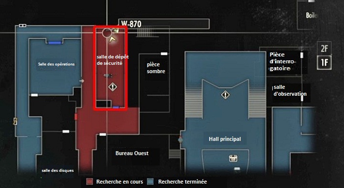 Guide Resident Evil 2 obtenir un fusil de chasse (compagne Leon) carte casier d'armes