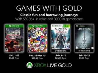 Xbox Games with Gold Février 2019 les jeux gratuits