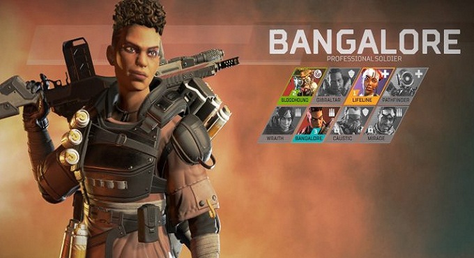 Wiki guide Bangalore Personnage Apex Legends charachter