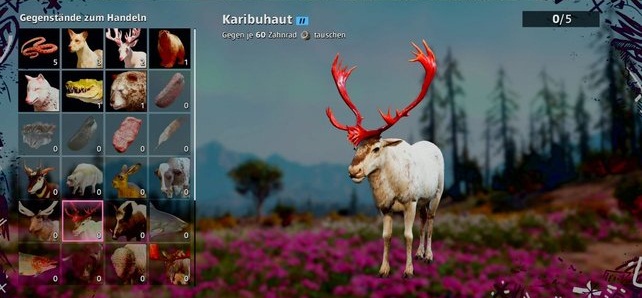 Caribou localisation Animauxchasse dans Far Cry New Dawn