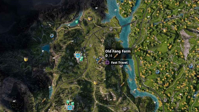 Emplacement localisation Bétail Cattle dans Far Cry New
