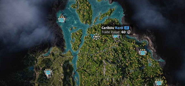 Emplacement localisation Caribou dans Far Cry New Dawn