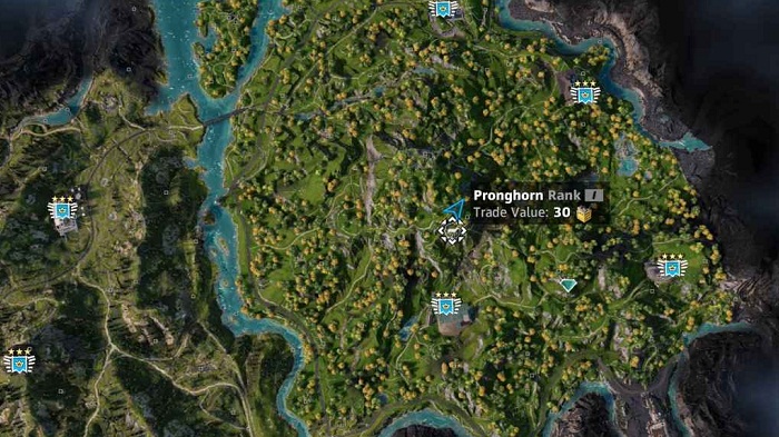 Emplacement localisation Pronghorn dans Far Cry New Dawn