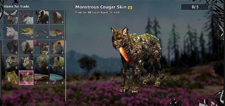 Guide Far Cry New Dawn Animaux Emplacement Cougar Monstrueux Monstrous Cougar