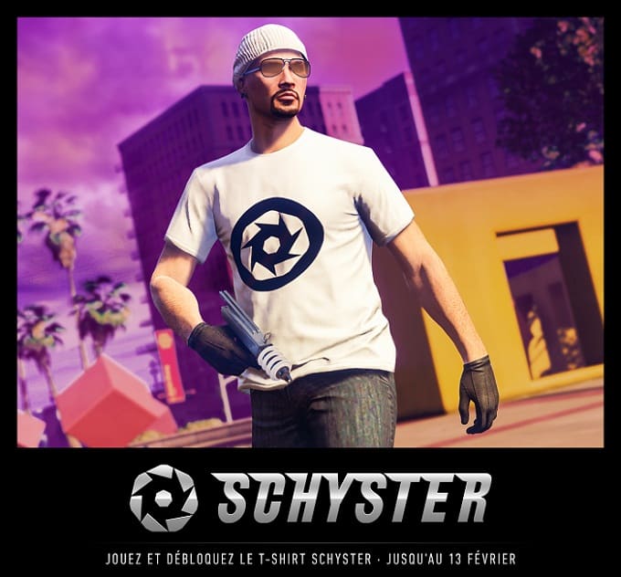 LE T-SHIRT SCHYSTER À DÉBLOQUER dans GTA Online 2019