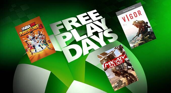 Xbox Free Play Days Télécharger et jouer gratuitement ce week-end