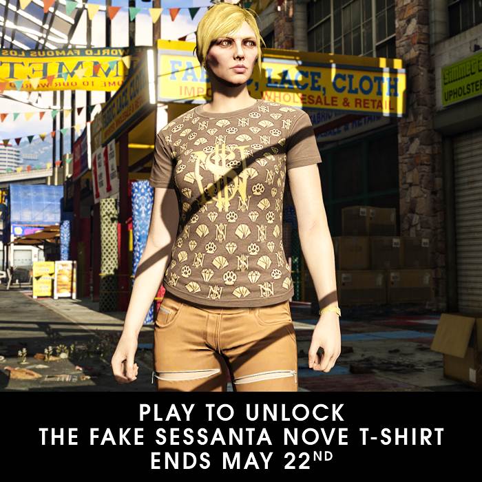 Grand Theft Auto Online débloquer t-shirt Sessanta Nove contrefait