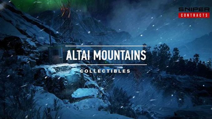 Emplacement Collectibles des montagnes de l'Altaï dans Sniper Ghost Warrior Contracts Wiki guide