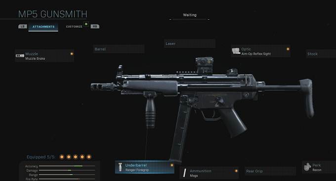 MP5 Call of Duty Wiki Guide Meilleurs armes