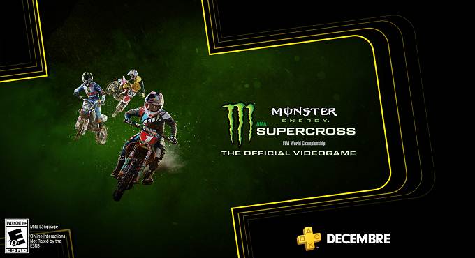 Monster Energy Supercross - Jeux gratuits PS4 décembre 2019
