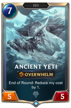 Guide Champion LoR Ancient Yeti