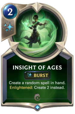 Wiki Guide Carte Legends of Runeterra Ionia Insight of ages