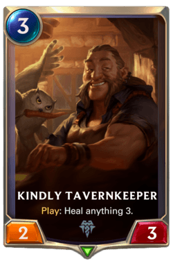 Champions et cartes Legends of Runeterra Freljord Guide Kindly Tavernkeeper