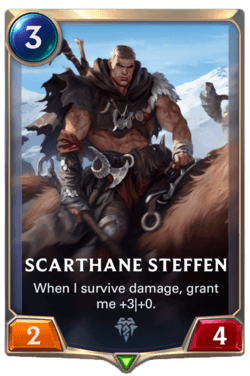 Champions et cartes Legends of Runeterra Freljord Guide Scarthane Steffen
