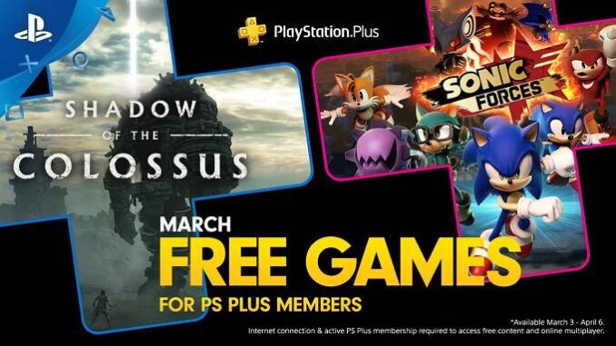 Télécharger Jeux gratuits PS4 PlayStation Plus de mars 2020