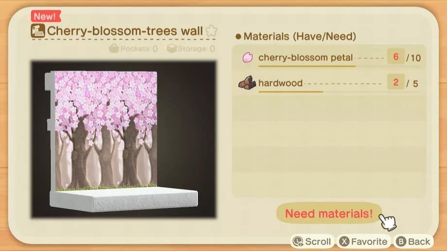 Trouver Fleur de cerisier dans Animal Crossing: New Horizons Guide