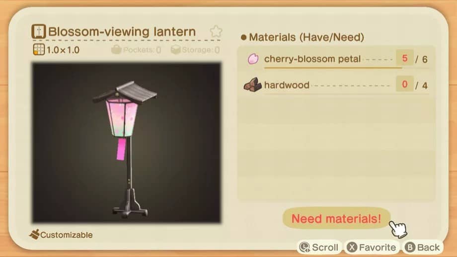 Recette de bricolage de Fleur de cerisier dans Animal Crossing: New Horizons Guide