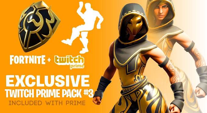 Fortnite Twitch Prime Pack 3 - Fortnite Twitch Prime Packs 2020