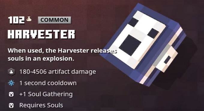 Artefact Minecraft Dungeons - Harvester