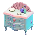 Commode sirène - Animal Crossing New Horizons Sirène, Pirate et Plongée, débloquer les nouveaux objets - mise à jour 1.3.0