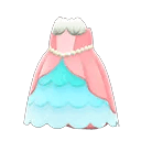Robe de princesse sirène - Vêtements collection Sirène dans Animal Crossing New Horizons mise à jour 1.3.0