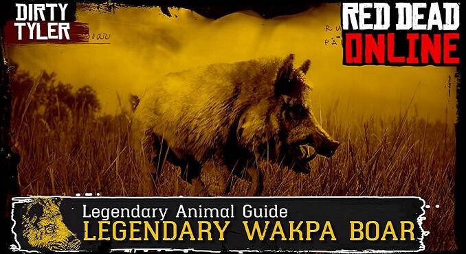 Où trouver le légendaire sanglier Wakpa dans Red Dead Online
