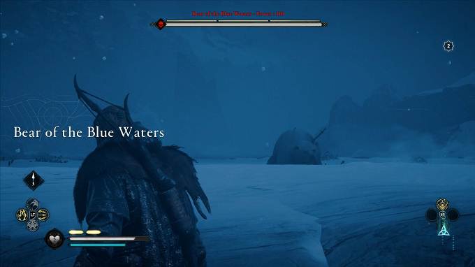 Animaux légendaires  dans Assassin's Creed Valhalla Guide - Hordafylke - Ours des eaux bleues