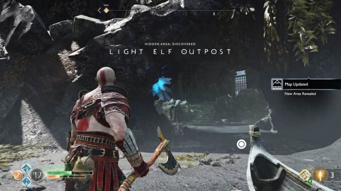 God of War - Emplacements des runes du coffre Nornir de l'avant-poste Light Elf