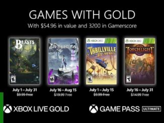 Xbox Games with Gold juillet 2022 Jeux gratuits juillet Xbox