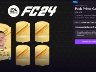 Pack prime gaming FC 24 : Comment récupérer les récompenses gratuites sur FIFA 24