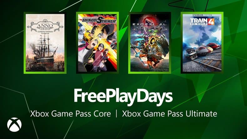 Xbox Free Play Days 4 jeux sont gratuits ce week-end