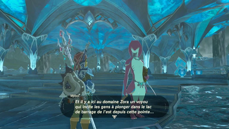 Où se trouvent les Jambières de la Tenue Zora dans Breath of the Wild