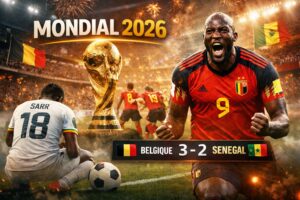 Mondial 2026 La Belgique renverse le Sénégal et file en quarts