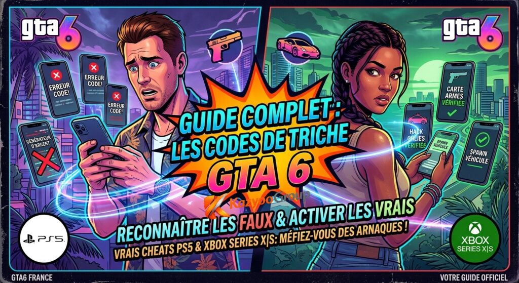 GTA 6 Cheat Codes : La vérité sur les codes PS5, Xbox et PC