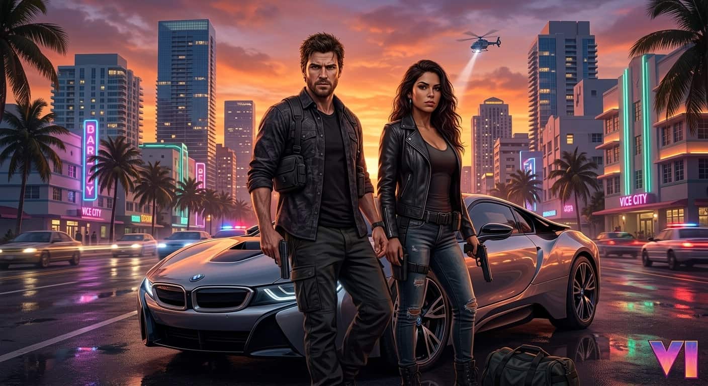 Jason Duval et Lucia Caminos dans GTA 6