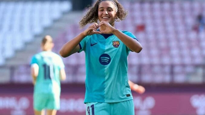 Mayssa Baha devient la plus jeune joueuse à marquer avec l’équipe première du FC Barcelone