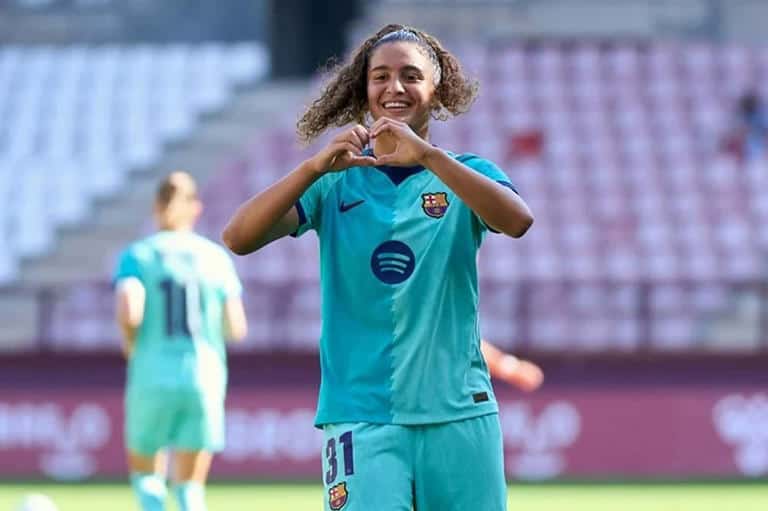 Mayssa Baha devient la plus jeune joueuse à marquer avec l’équipe première du FC Barcelone